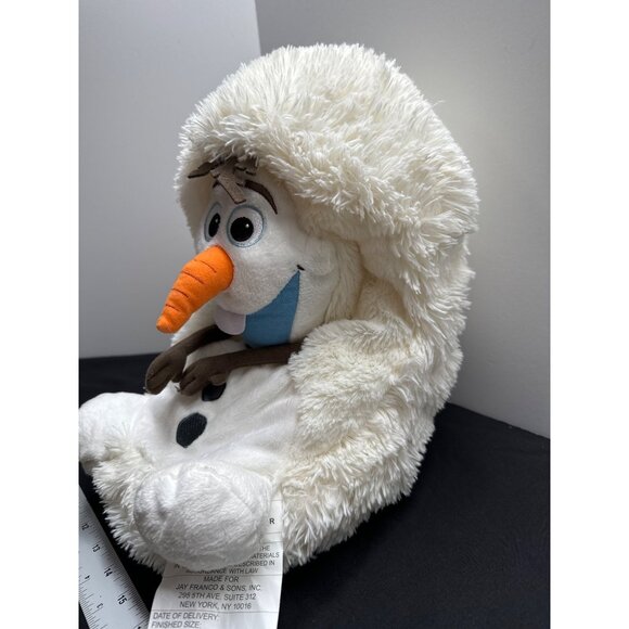 Disney Hideaway Pets Olaf Plush Toy 10" Stuffed Animal Soft Polyester Furry Whit - Picture 4 of 8
